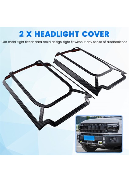 Araba Ön Gündüz Çalışan Işık Dekoratif Çerçeve Far Kapağı Jetour Traveller Uygun T2 2023-2024 (Yurt Dışından) fırsatları