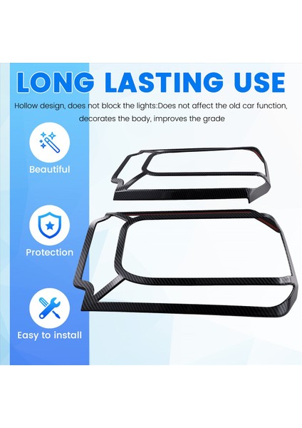 Araba Ön Gündüz Çalışan Işık Dekoratif Çerçeve Far Kapağı Jetour Traveller Uygun T2 2023-2024 (Yurt Dışından) indirimleri