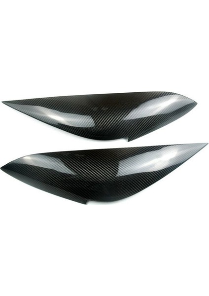 Gerçek Karbon Fiber Ön Far Lambası Kapağı Şeridi Kepi Honda Fit Caz 2021 2022 (Yurt Dışından) indirimleri