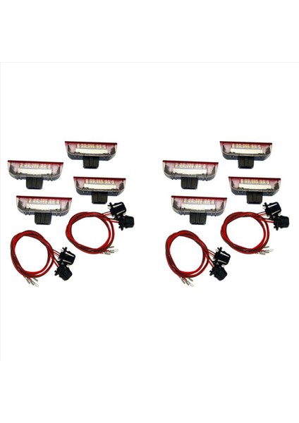 8pcs Araba LED Kapı Uyarı Işığı Hoş Geldiniz Projektörü (Yurt Dışından) modelleri