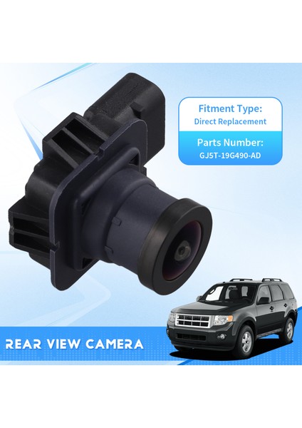 Yeni Arka Görüntü Kamera Ters Yedek Parkı Yardımı Ford Escape 2013-2017 GJ5T-19G490-AD EJ5Z-19G490-A Için (Yurt Dışından) fırsatları