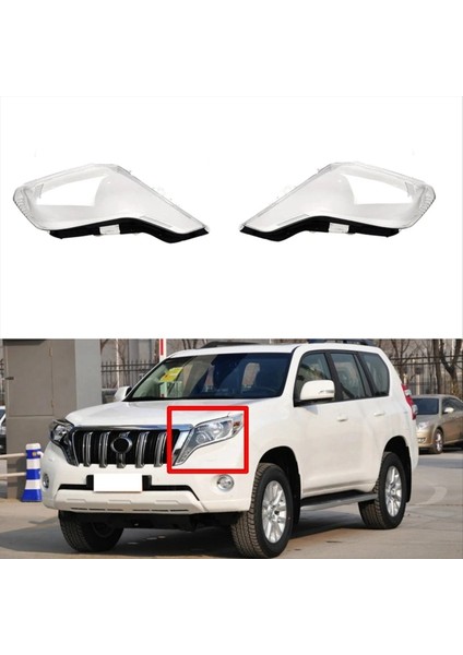 Sağ Araba Far Lens Kapağı Kafası Işık Lambası Toyota Prado Ön Işık Kabuğu 2014 2015 2015 2015 (Yurt Dışından) fiyatları