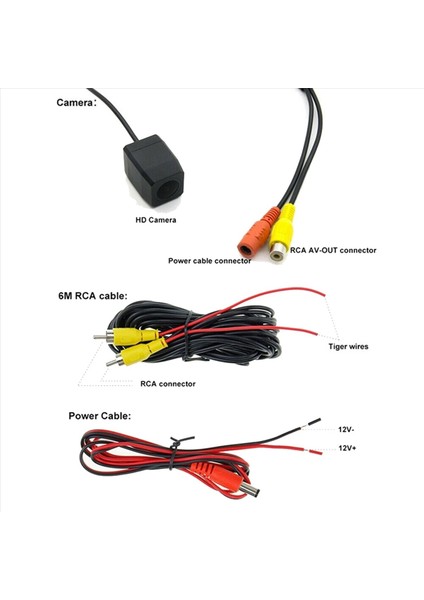 3x Araba Hd 4led Arkak Görüş Kamera Opel Astra H J Corsa Merıva Zafıra Insıgıa Fıat Buıck Regal (Yurt Dışından)