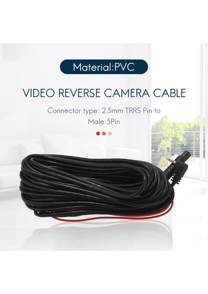 5 Pin 5 Delik 9 Metre Uzunluğunda Çizgi Sürüş Kaydedici Arka Lens Uzatma Kablosu Kayıt Cihazı Gps Arka Görünüm Kamerası (Yurt Dışından) fırsatları
