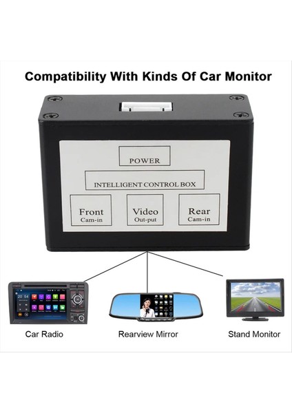Otopark Kamerası Video Kontrol Sistemi Kanalı Dönüştürücü Ön ve Arka Görünüm Manuel Anahtarlı 2 Yönlü Kontrol Kutusu (Yurt Dışından) fiyatları