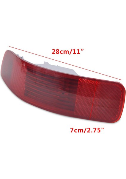 Mitsubishi Outlander 2007-2012 8355A004 Arka Sağ Tampon Kuyruk Sis Işık Lamba Kapağı Deflektörü (Yurt Dışından) fırsatları