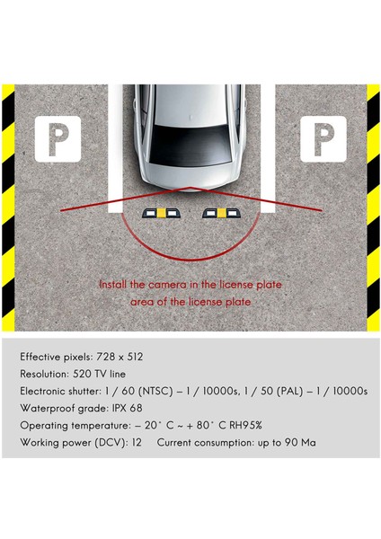 Opel Astra H J Için Araba Ters Arka Görünüm Kamerası Corsa Meriva Vectra Zafira Insignia Fiat Grande Buick Regal (Yurt Dışından) fırsatları