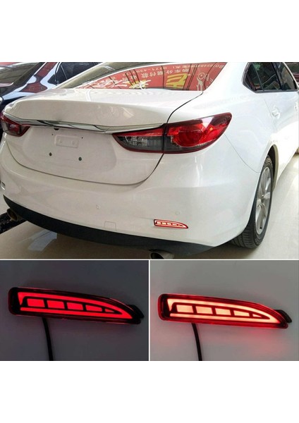 LED Arka Tampon Reflektör Freni Durdurma Hafif Araba Stili Dönüş Sinyali Mazda 6 Atenza Mazda 2 Dy Mazda 3 Axela (CA240) (Yurt Dışından) fiyatları
