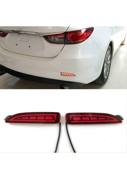 LED Arka Tampon Reflektör Freni Durdurma Hafif Araba Stili Dönüş Sinyali Mazda 6 Atenza Mazda 2 Dy Mazda 3 Axela (CA240) (Yurt Dışından) modelleri