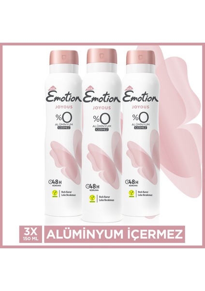 Joyous Kadın Deodorant 3x150 Ml modelleri