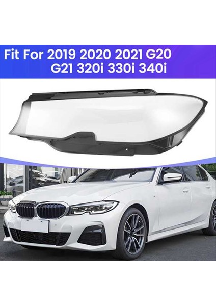 Lh Sol Side Araç Far Lens Kapağı Baş Kafa Işık Lambası G21 Için Bmw G20 G21 3 Seris 2019 2020 2021 (Yurt Dışından) indirimleri