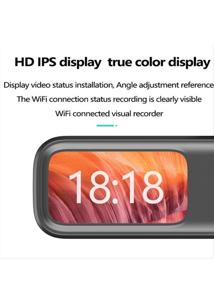 Q6 1296P Hd Mini Dvr Dash Cam Smart Wifi Bağlantı Araba Sürücüsü Android Araba Video Kaydedici Dashcam 24H Park Monitörü (Yurt Dışından) fırsatları