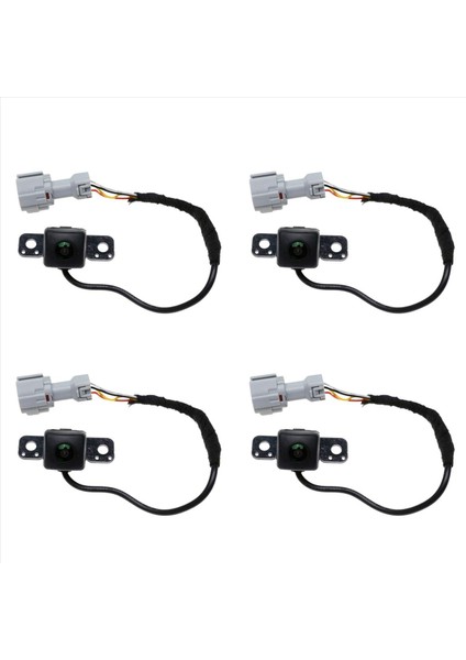 4x Yeni Araba Arka Görünüm Kamera Park Yeri Desteği Yedek Kamera 95760-A2100 Hyundai Santa Fe 13-16 / Kıa Ceed 12-16 (Yurt Dışından)