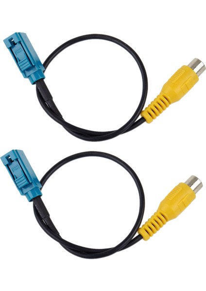 2x 8inch Fakra Ters Kamera Rca Kablo Park Adaptörü Mercedes Benz Ford (Yurt Dışından)