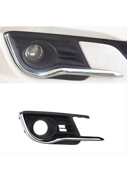 Suzuki Ciaz 2015-2017 Araba Sis Lambası Grille Çerçevesi Için Krom Trim Şeridi ile Sağ Ön Tampon Sisli Işık Kapağı (Yurt Dışından) fırsatları