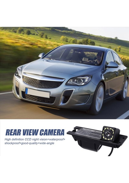 Araba Hd 12LED Arka Görünüm Yedek Kamera Opel Astra H J Corsa Meriva Zafira Insignia Fiat Buick Regal (Yurt Dışından) indirimleri