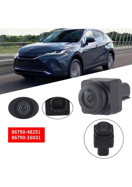Ön Görünüm Kamera 86790-48251 86790-16031 Toyota Harrier Venza Için Tampon Izgara Kamerası 2020-2023 Surround Assist Kamera (Yurt Dışından)