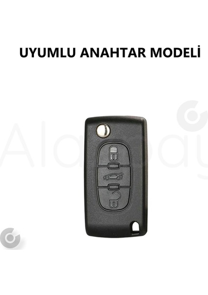 Peugeot 308 406 206 207 307 107 Citroen Picasso C2 C3 C4 C5 C6 Titan Gri Tpu Anahtar Kılıfı fiyatları