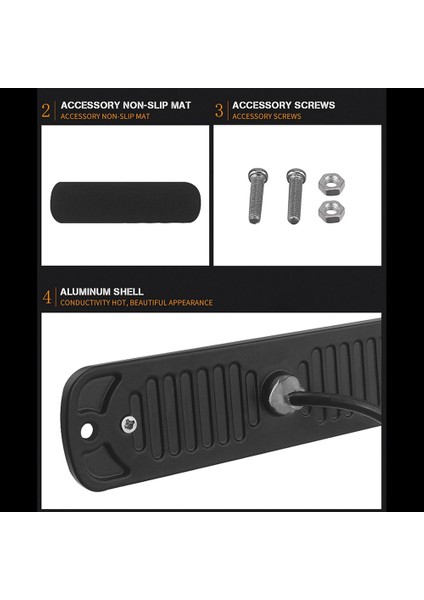 Araba Arka Görünüm Kamerası Evrensel Yedek Park Kamerası 8 LED Gece &amp 12V-24V 6led Hafif Flaş Acil Durum Aracı (Yurt Dışından) fiyatları