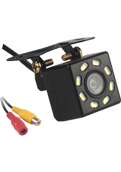 Araba Arka Görünüm Kamerası Evrensel Yedek Park Kamerası 8 LED Gece &amp 12V-24V 6led Hafif Flaş Acil Durum Aracı (Yurt Dışından) fırsatları