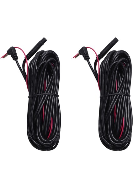 2x 5 Pin 5 Delik 9 Metre Uzunluğunda Çizgi Sürüş Kaydedici Arka Lens Uzatma Kablosu Sürüş Için Kayıt Cihazı Gps Arka Görünüm Kamerası (Yurt Dışından)
