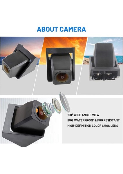 Araba Yedekleme Ters Arka Görünüm Kamera Su Geçirmez Yedek Lastik Montajı Jeep Wrangler 2007-2018 Için Park Yeri (Yurt Dışından) fırsatları