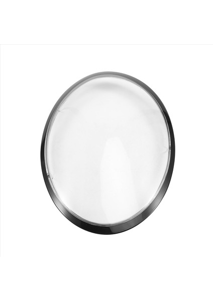 Siyah Kenar Far Kapağı Şeffaf Gölge Lambası Far Cam Kabu (Yurt Dışından)