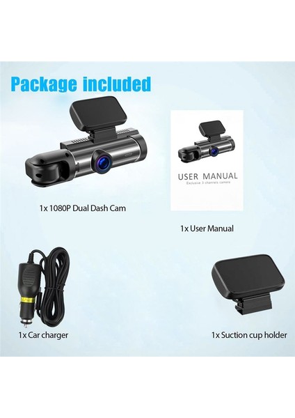 Araba Video Kaydedici Üç Lensli Araba Kaydedici Araba Arabanın Önünde Hd Gece Görüşü Geniş Açılı Ters (Yurt Dışından) indirimleri