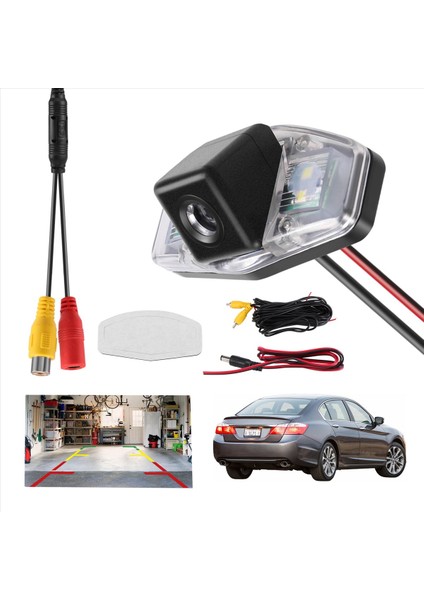 Otomatik Araba Arka Görünüm Yedek Kamera Honda Accord Için Ters Park Kamerası Civic Ek Fd Pilot Caz Acura Tsx 1998-2013 (Yurt Dışından) fırsatları
