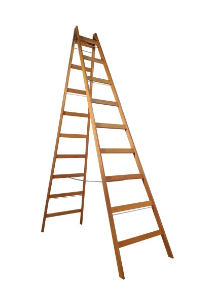 A Tipi Ahşap Merdiven 9+9 Basamaklı