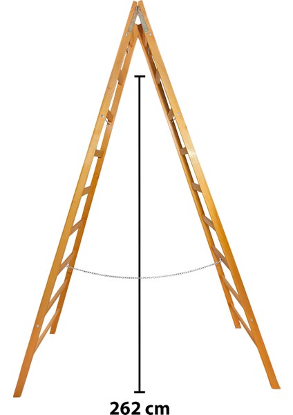 A Tipi Ahşap Merdiven 9+9 Basamaklı modelleri