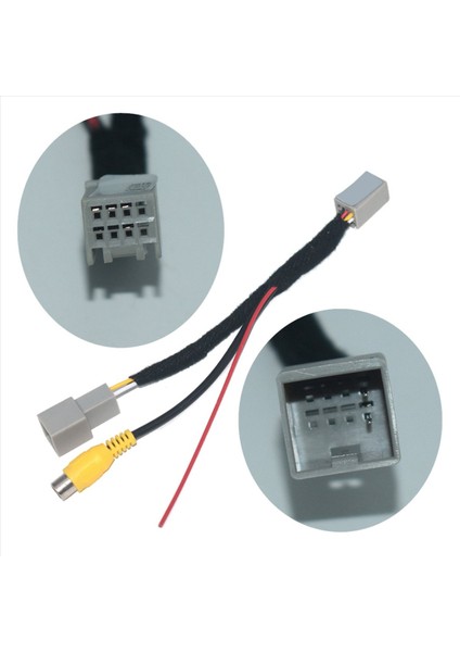 4x Araç Arka Görünüm Kamerası Rca Video Ters Kamera Mitsubishi Outlander Asx Gf Gg Zj Için Kablo Adaptörü Dönüştürme Kablosu Adaptörü (Yurt Dışından) modelleri