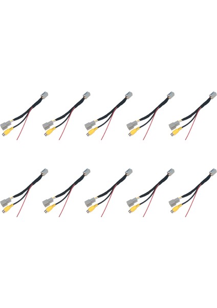 20X Araç Arka Görünüm Kamerası Rca Video Ters Kamera Mitsubishi Outlander Asx Gf Gg Zj Için Kablo Adaptörü Dönüştürme Kablosu Adaptörü (Yurt Dışından)