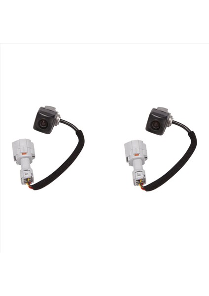 Hyundai Için 2x Santa Fe 13-16 Kıa Ceed 12-16 Araba Arka Görünüm Kamera Parkı Yardımı Yedek Kamera 95760-A2100 95760A2100 (Yurt Dışından)