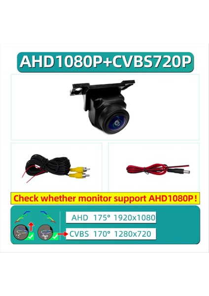 Araba Ahd 1080P Dikiz Kamera Arka Görünüm Kamera Yedek Kamera Park Parkı Yardım Kamera Araba (Yurt Dışından) fiyatları