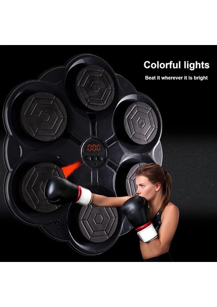 Duvar Boks Makinesi Müzikli Bluetooth Hoparlör Özellikli LED Işıklı Ritimli 9 Mod Seviye Ayarl modelleri