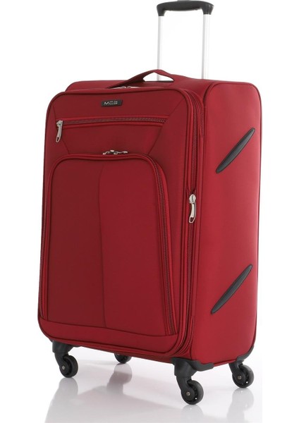 Üçlü Lüx Kumaş Valiz Seti V116