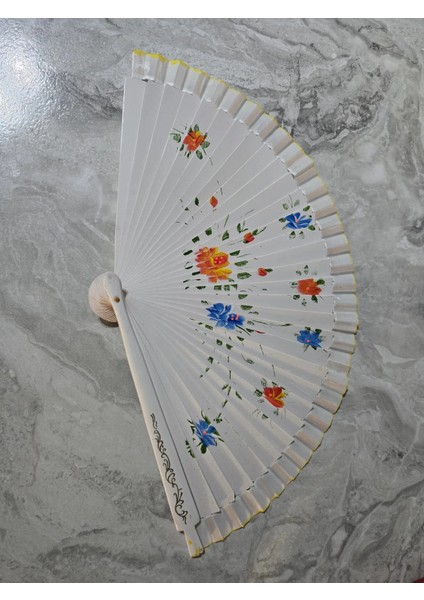 Bambu Çift Taraflı Yelpaze Karışık Renkler 12'li Paket fırsatları