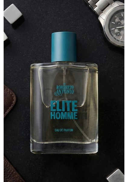 Roberto Antonio Men Elite Edp 100 ml – Karizmatik, Şık ve Kalıcı Erkek Parfüm – Odunsu & Baharatlı