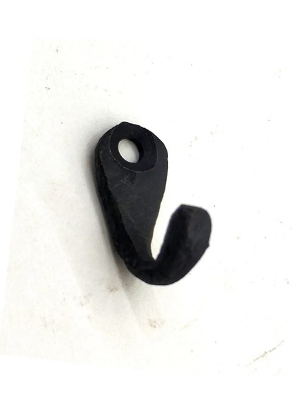 Antika Tarz Dekoratif Pirinç Tekli Mini Askı - 27X11 Mm, Oksit