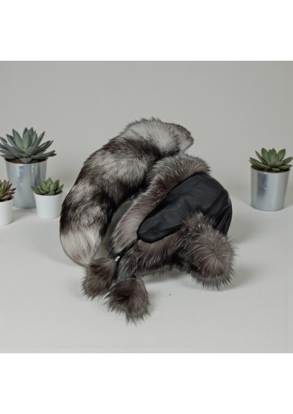 Gerçek Deri Kuyruklu Deri Börk Ushanka Şapka Köklerden Gelen Sıcaklık fırsatları