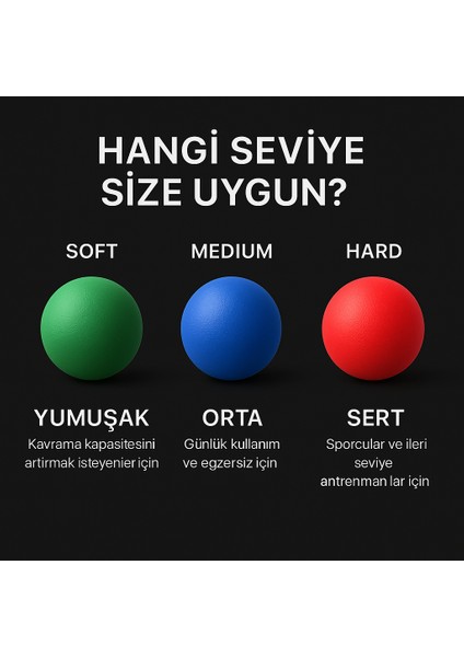 Silikon El Egzersiz Topu Stres Topu