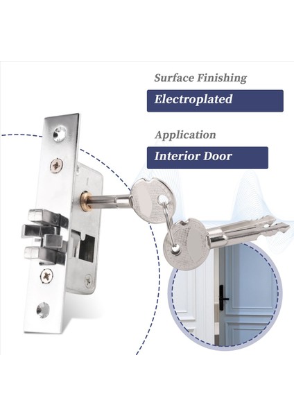 Görünmez/kapı Kilidi Sürgülü Kapı Kanca Kilidi Alaşım Kilit Gövdesi Çerçeve Cam Kapı Sağlam Dayanıklı Kapı Donanımı (Yurt Dışından) indirimleri