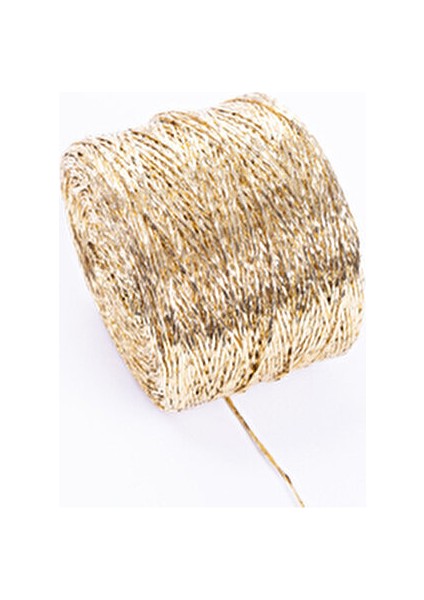 25 Metre Janjanlı Altın İp 1 mm Şık Renkli Parti Malzemesi ve Dekoratif Aksesuar modelleri