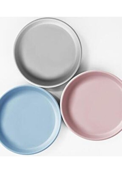 Oioi Basics Mama Tabağı River Green 16,5 cm Çocuklar İçin Sağlıklı Silikon Alternatifi