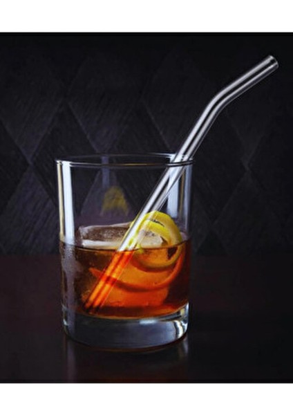 12'li Şeffaf Cam Pipet ve Temizleme Fırçası Seti 20 cm Uzunlukta Dayanıklı Kullanım İçin