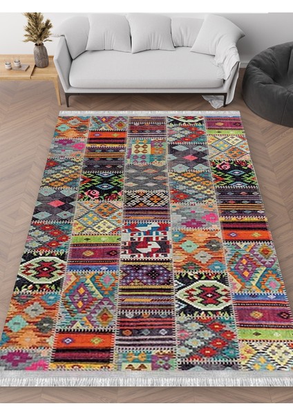 PW-8019A – Makinede Yıkanabilir, Kaymaz Taban, Dijital Baskı Halı