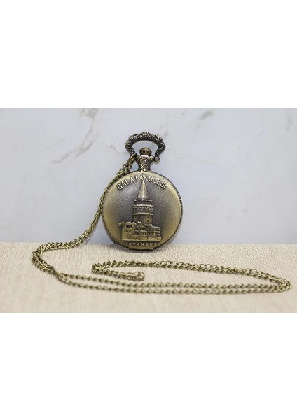 Galata Kulesi Tasarımı Köstekli Saat ALK4383