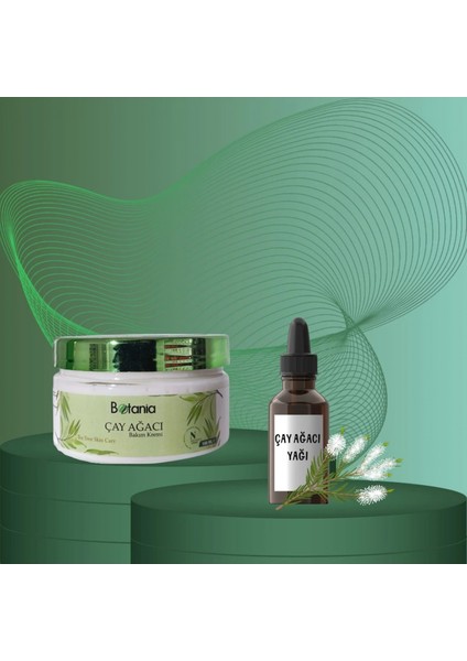 Çay Ağacı Yağı 20 ml ve Çay Ağacı Kremi 100 ml