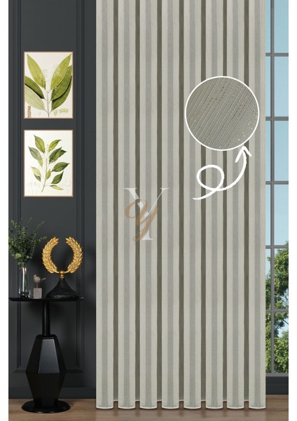 Simli Çelik 5006 Tül Perde V-Gold